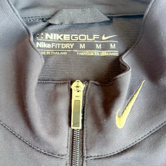 Nike Golf Dri-Fit 1/4 Zip Pullover Purple Long Sleeve Men’s Medium - Picture 3 of 8